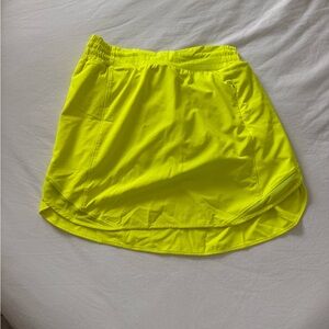 LuluLemon Yellow Tennis Skirt